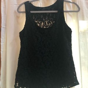 Black lace shirt